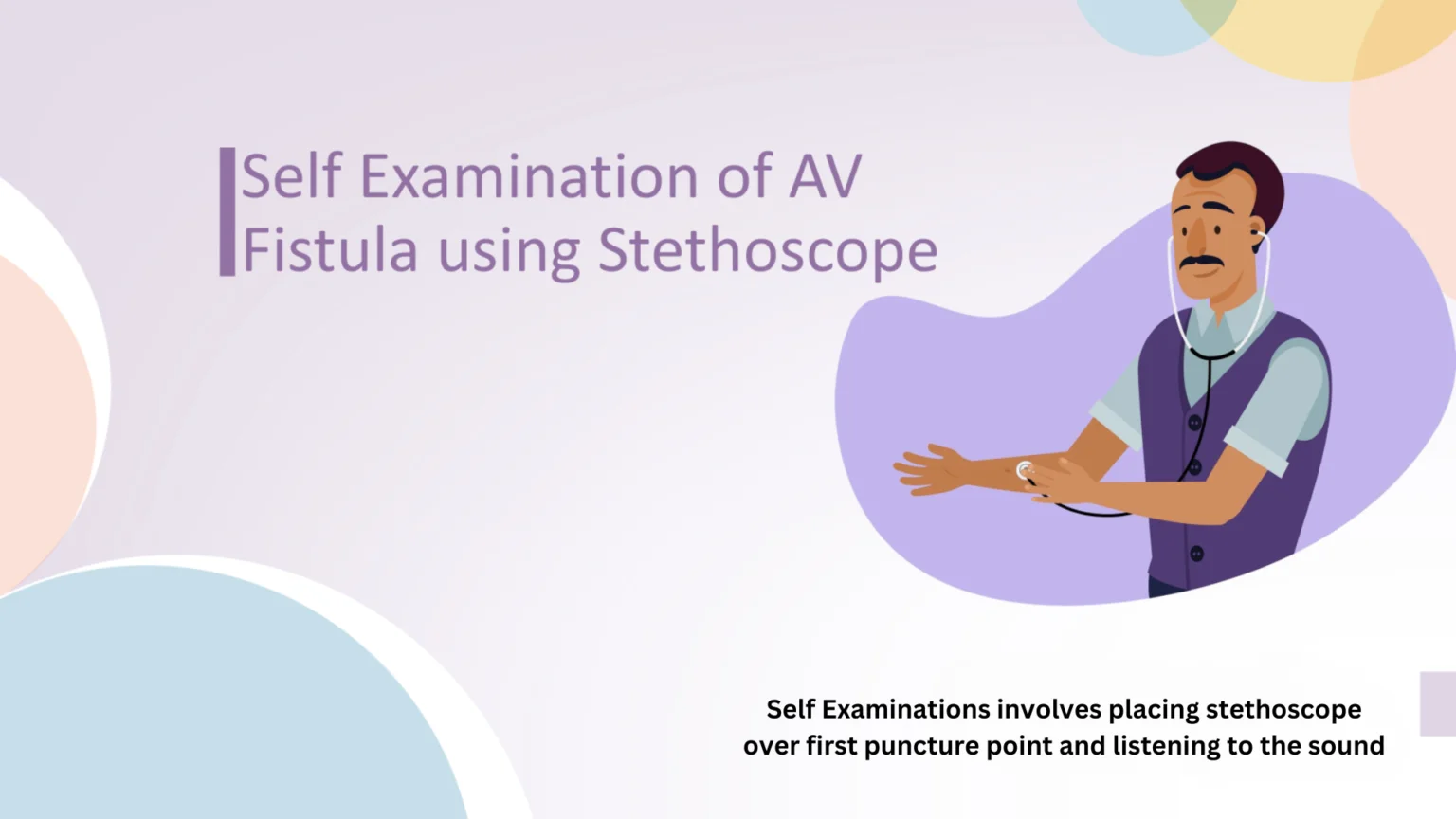 Self-AV Fistula Examination